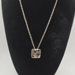 Patricia Locke Silver Pendant Necklace